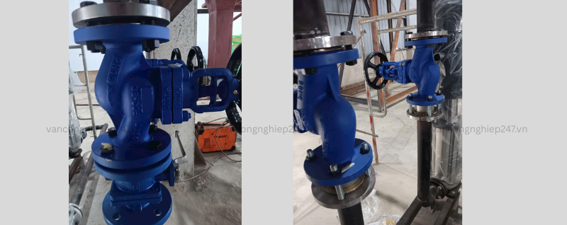 Lắp đặt van dầu nóng tại Long An