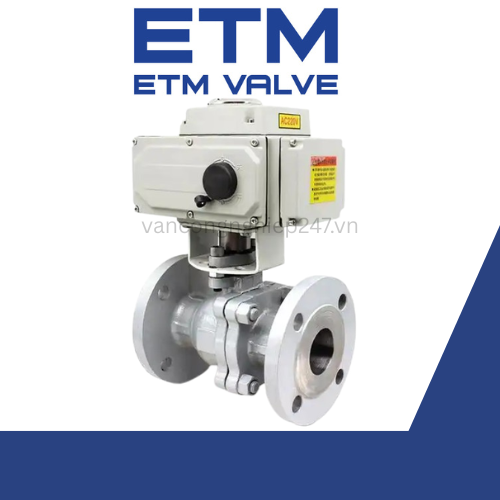 Van bi mặt bích điện Hàn Quốc DN50