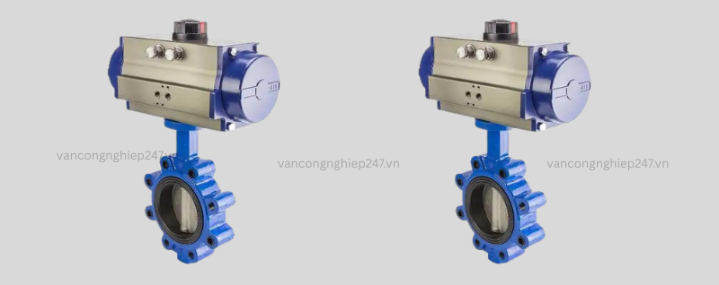 Van bướm khí nén bulong
