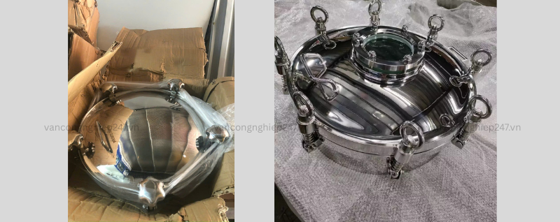 Nắp tank inox 304 có áp DN500