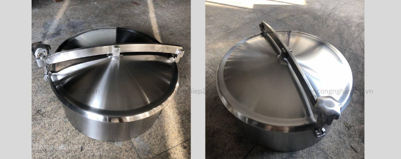 Nắp tank inox không áp DN500