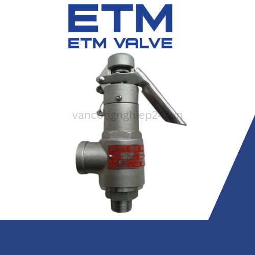 Van an toàn inox tay giật DN34