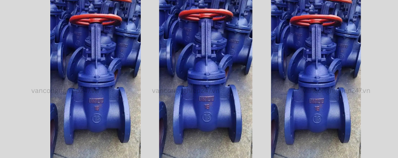 Van cổng gang JS gang DN100