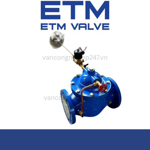 Van phao điện từ DN100