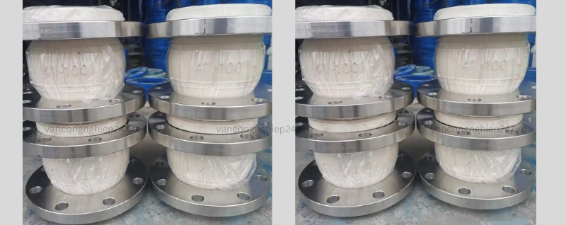 Khớp nối mềm silicon cao su DN100
