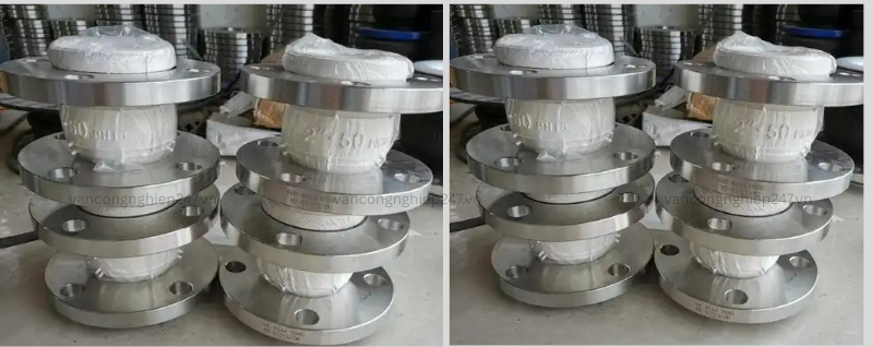 Khớp nối mềm silicon cao su DN50