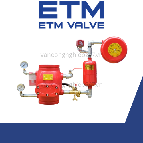 Van báo động ướt DN100