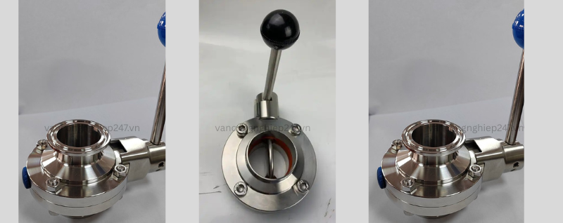 Van bướm inox vi sinh 50.8