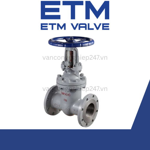 Van cổng thép DN100