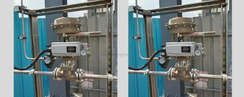 Bộ định vị van thông minh lắp trên van cầu inox