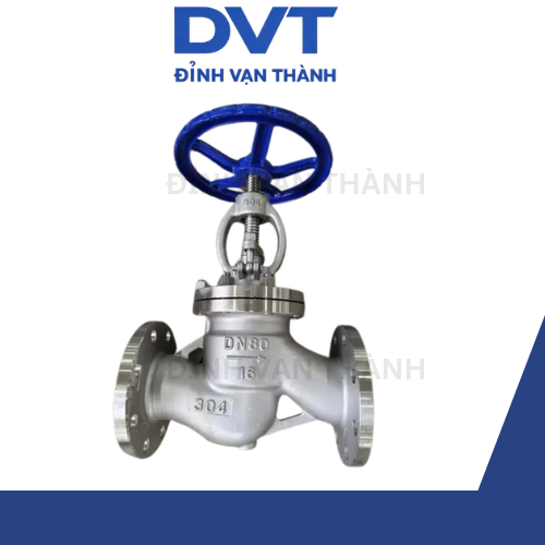 Van cầu hơi inox mặt bích DN80
