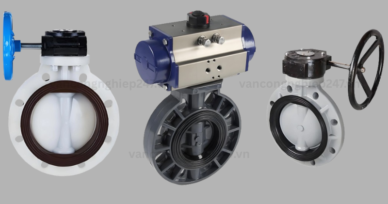 Van bướm uPVC và van bướm PVC
