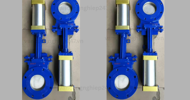 Van cổng dao điều khiển khí nén DN125