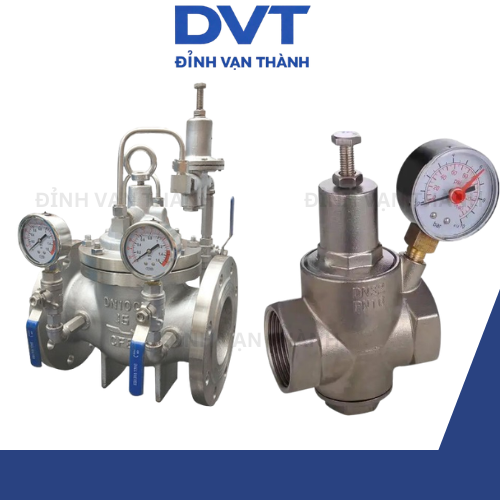 Van giảm áp inox mặt bích DN100