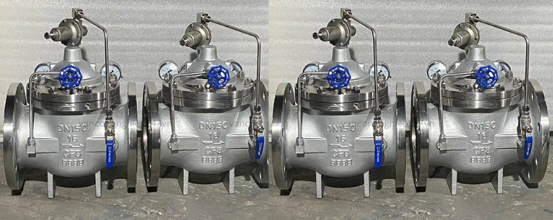 Van giảm áp khí nén inox DN150