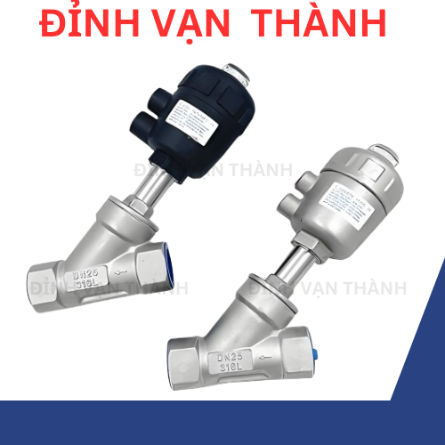 Van y xiên inox khí nén DN25