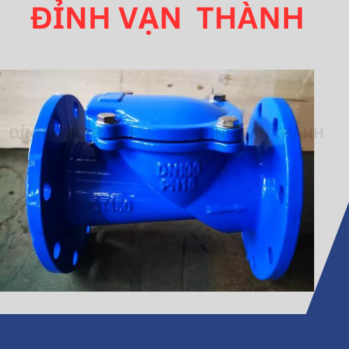 Van 1 chiều cách cao su DN100
